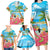 Bahamas Beach Family Matching Long Sleeve Bodycon Dress and Hawaiian Shirt Welcome To Paradise