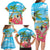 Bahamas Beach Family Matching Long Sleeve Bodycon Dress and Hawaiian Shirt Welcome To Paradise