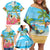 Bahamas Beach Family Matching Off Shoulder Short Dress and Hawaiian Shirt Welcome To Paradise