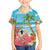 Bahamas Beach Family Matching Off Shoulder Short Dress and Hawaiian Shirt Welcome To Paradise