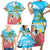 Bahamas Beach Family Matching Short Sleeve Bodycon Dress and Hawaiian Shirt Welcome To Paradise