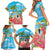 Bahamas Beach Family Matching Short Sleeve Bodycon Dress and Hawaiian Shirt Welcome To Paradise