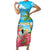 Bahamas Beach Family Matching Short Sleeve Bodycon Dress and Hawaiian Shirt Welcome To Paradise