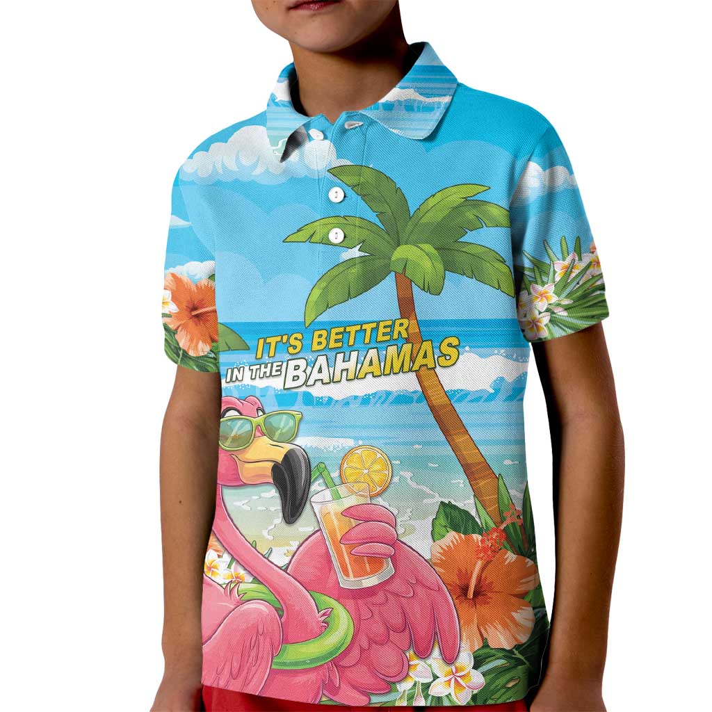 Bahamas Beach Kid Polo Shirt Welcome To Paradise