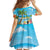 Bahamas Beach Kid Short Sleeve Dress Welcome To Paradise