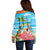 Bahamas Beach Off Shoulder Sweater Welcome To Paradise