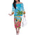 Bahamas Beach Off The Shoulder Long Sleeve Dress Welcome To Paradise