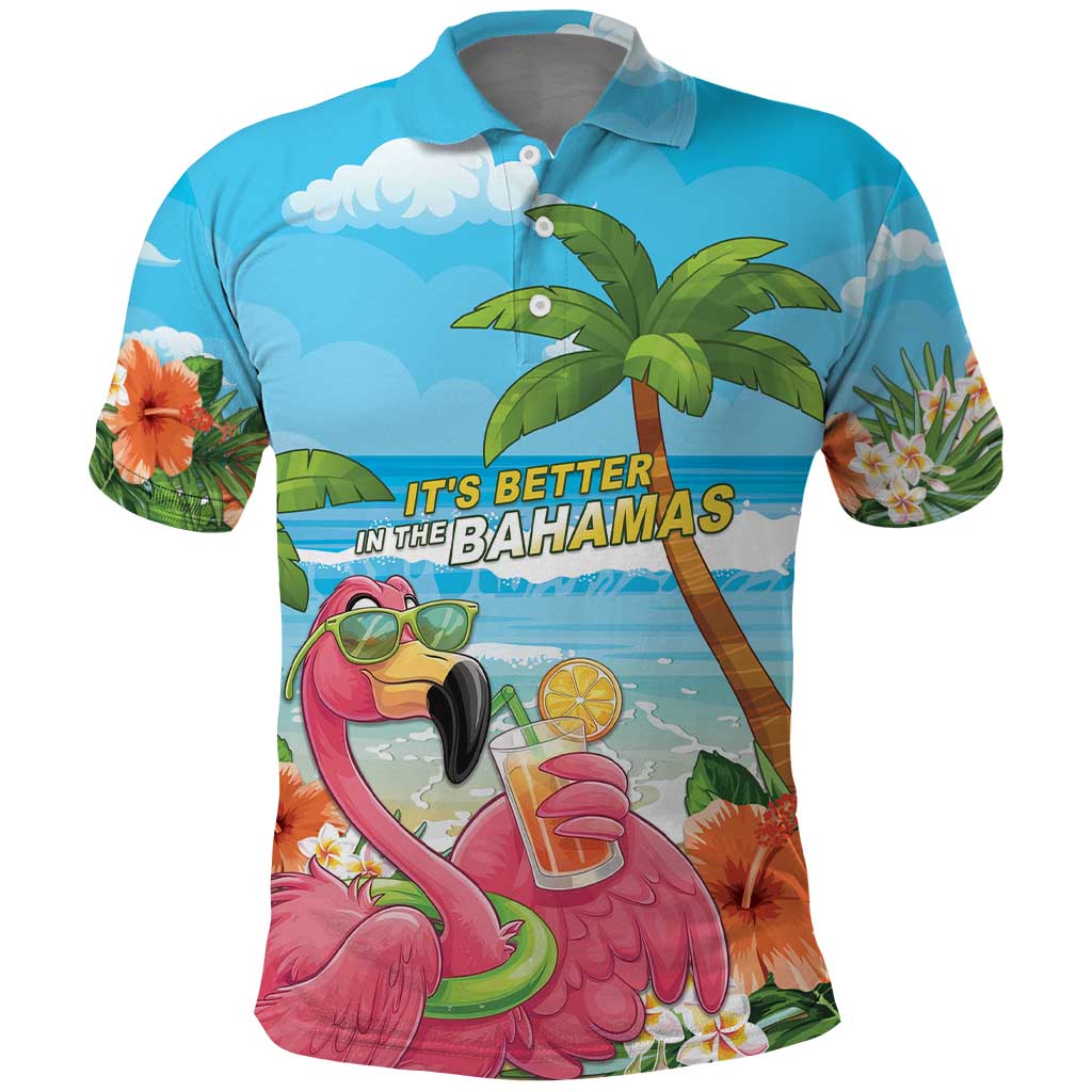 Bahamas Beach Polo Shirt Welcome To Paradise