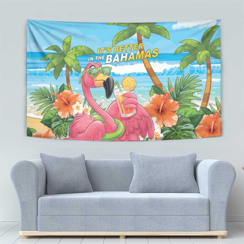 Bahamas Beach Tapestry Welcome To Paradise