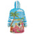 Bahamas Beach Wearable Blanket Hoodie Welcome To Paradise