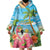 Bahamas Beach Wearable Blanket Hoodie Welcome To Paradise