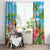 Bahamas Beach Window Curtain Welcome To Paradise