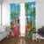 Bahamas Beach Window Curtain Welcome To Paradise