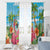 Bahamas Beach Window Curtain Welcome To Paradise