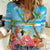 Bahamas Beach Women Casual Shirt Welcome To Paradise