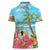 Bahamas Beach Women Polo Shirt Welcome To Paradise