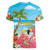 Bahamas Beach Women V-Neck T-Shirt Welcome To Paradise