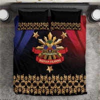 Haiti And Philippines Bedding Set Haitian Filipino Heritage Crest