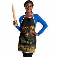 Juneteenth 1865 Apron Freedom Ain't Free