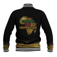 Juneteenth 1865 Baseball Jacket Freedom Ain't Free