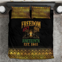 Juneteenth 1865 Bedding Set Freedom Ain't Free