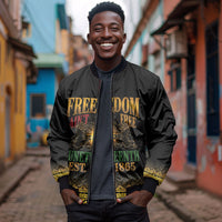 Juneteenth 1865 Bomber Jacket Freedom Ain't Free