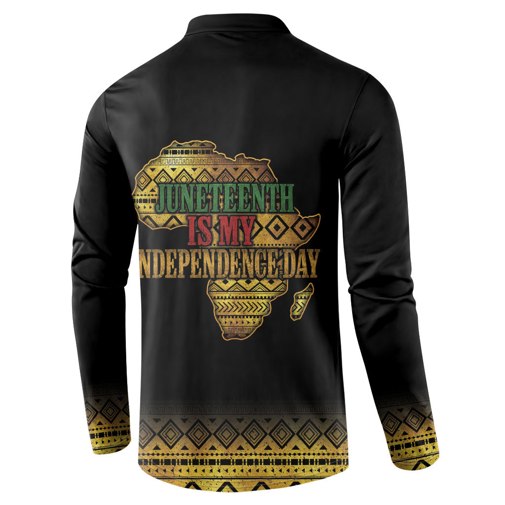 Juneteenth 1865 Button Sweatshirt Freedom Ain't Free