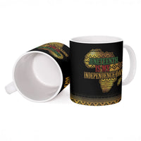 Juneteenth 1865 Ceramic Mug Freedom Ain't Free