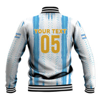 Custom Argentina World Final Football Baseball Jacket Back To Back 2022 2026