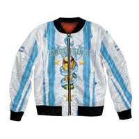 Custom Argentina World Final Football Bomber Jacket Back To Back 2022 2026