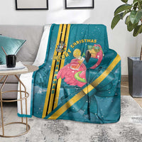 Bahamas Christmas Blanket Merry Mingo Tropical Vibes - Wonder Print Shop