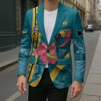 Bahamas Christmas Blazer Merry Mingo Tropical Vibes - Wonder Print Shop