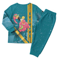 Bahamas Christmas Pajama Set Merry Mingo Tropical Vibes - Wonder Print Shop
