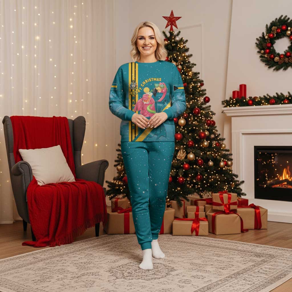 Bahamas Christmas Pajama Set Merry Mingo Tropical Vibes - Wonder Print Shop