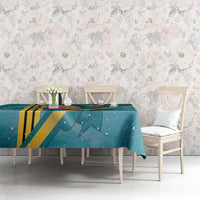 Bahamas Christmas Tablecloth Merry Mingo Tropical Vibes - Wonder Print Shop