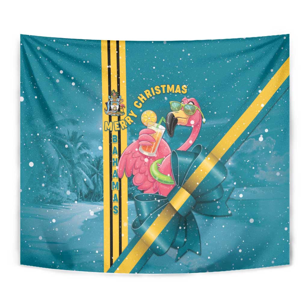 Bahamas Christmas Tapestry Merry Mingo Tropical Vibes - Wonder Print Shop