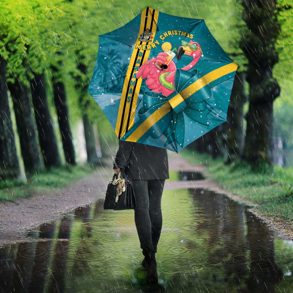 Bahamas Christmas Umbrella Merry Mingo Tropical Vibes - Wonder Print Shop