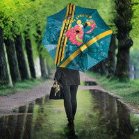 Bahamas Christmas Umbrella Merry Mingo Tropical Vibes - Wonder Print Shop