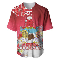 Bermuda Christmas Baseball Jersey Coquette Bow Xmas Vibe - Wonder Print Shop
