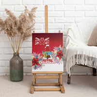 Bermuda Christmas Canvas Wall Art Coquette Bow Xmas Vibe - Wonder Print Shop