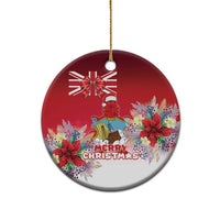 Bermuda Christmas Ceramic Ornament Coquette Bow Xmas Vibe - Wonder Print Shop