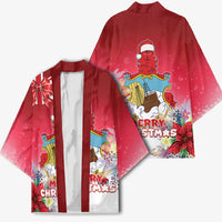 Bermuda Christmas Kimono Coquette Bow Xmas Vibe - Wonder Print Shop