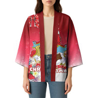Bermuda Christmas Kimono Coquette Bow Xmas Vibe - Wonder Print Shop