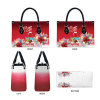 Bermuda Christmas Leather Bag Coquette Bow Xmas Vibe - Wonder Print Shop