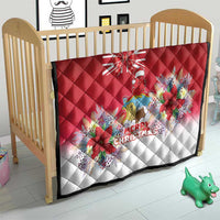 Bermuda Christmas Quilt Coquette Bow Xmas Vibe - Wonder Print Shop