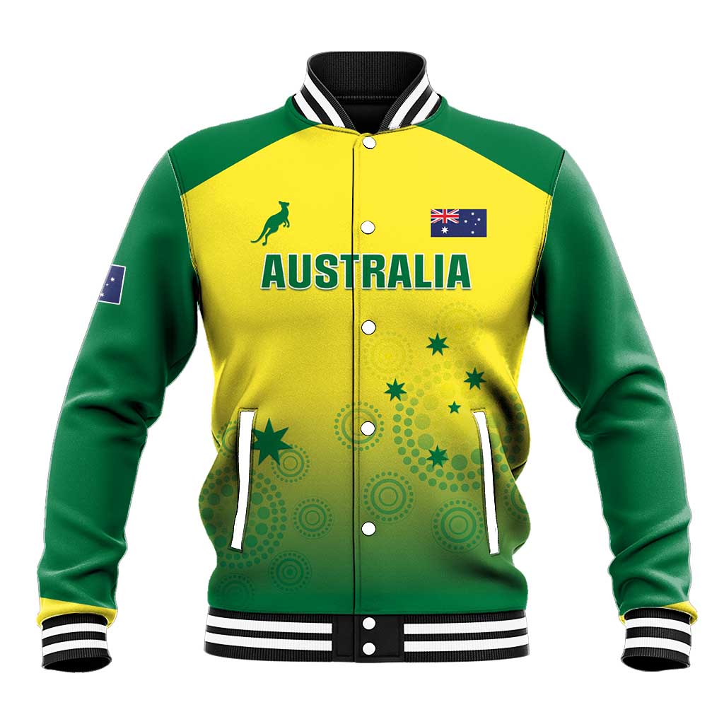 Custom Australia Cricket Baseball Jacket Go Champions Aussies LT05 - Wonder Print Shop