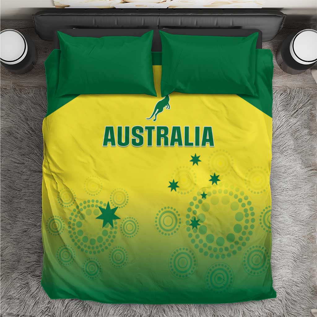 Custom Australia Cricket Bedding Set Go Champions Aussies LT05 - Wonder Print Shop