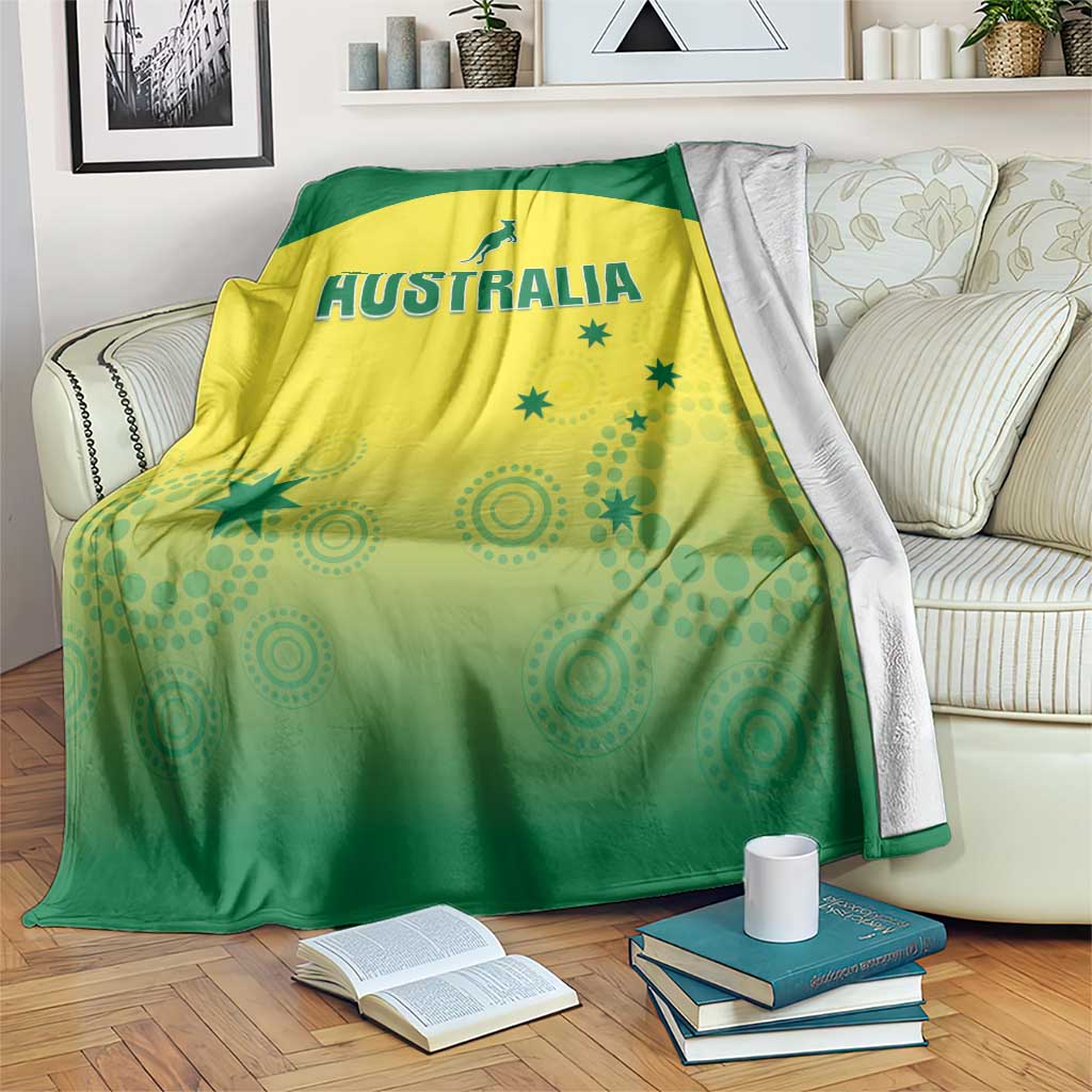 Custom Australia Cricket Blanket Go Champions Aussies