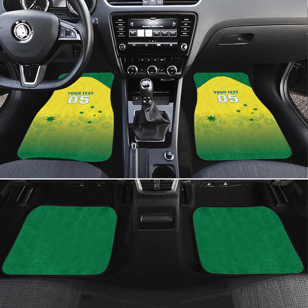 Custom Australia Cricket Car Mats Go Champions Aussies LT05 - Wonder Print Shop