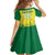 Custom Australia Cricket Kid Short Sleeve Dress Go Champions Aussies LT05 - Wonder Print Shop